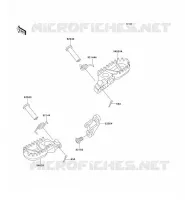 REPOSE PIED pour Kawasaki KX500