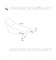 SELLE pour Kawasaki KX500