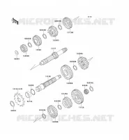 TRANSMISSION pour Kawasaki KX500