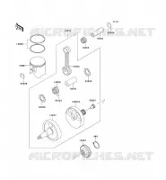 VILEBREQUIN/PISTON pour Kawasaki KX500