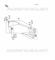 &Eacute;CHAPPEMENT pour Kawasaki KX60