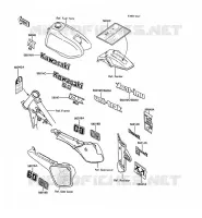 LABEL pour Kawasaki KX60