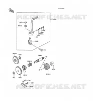 MECANISME DE KICK pour Kawasaki KX60