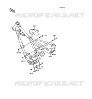 PIECE DE CADRE (COUVERTURE) pour Kawasaki KX60