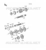 TRANSMISSION pour Kawasaki KX60