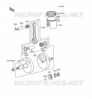 VILEBREQUIN/PISTON pour Kawasaki KX60