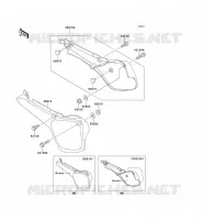 CACHE LAT&Eacute;RAL pour Kawasaki KX60