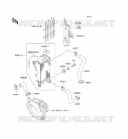 RADIATEUR pour Kawasaki KX60