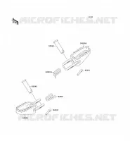 REPOSE PIED pour Kawasaki KX60