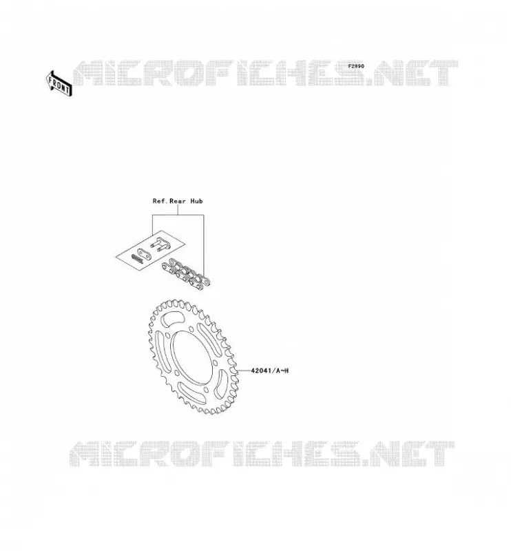PIECE EN OPTION Kawasaki TOUT-TERRAIN 60 1994 KX60  KX60-B10