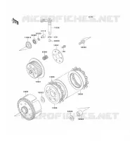 EMBRAYAGE pour Kawasaki KX60
