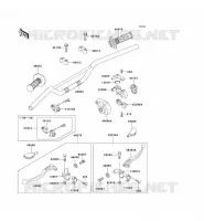 GUIDON pour Kawasaki KX60