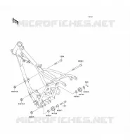 PIECE DE CADRE (COUVERTURE) pour Kawasaki KX60