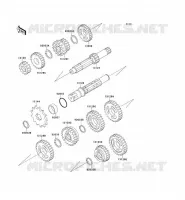 TRANSMISSION pour Kawasaki KX60