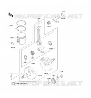 VILEBREQUIN/PISTON pour Kawasaki KX60
