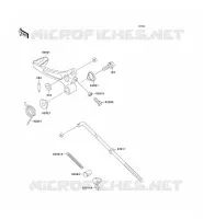 PEDALE DE FREIN pour Kawasaki KX60