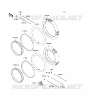 ROUE/PNEUS pour Kawasaki KX60