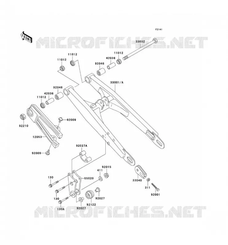 BRAS OSCILLANT Kawasaki TOUT-TERRAIN 60 2003 KX60  KX60-B19