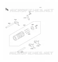 BARILLET/FOURCHETTE pour Kawasaki KX60