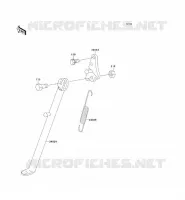 BEQUILLE pour Kawasaki KX60