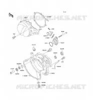 COUVERCLES MOTEUR pour Kawasaki KX60