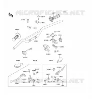 GUIDON pour Kawasaki KX60