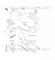 LABEL pour Kawasaki KX60