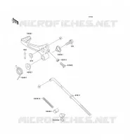 PEDALE DE FREIN pour Kawasaki KX60