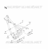 PIECE DE CADRE pour Kawasaki KX60