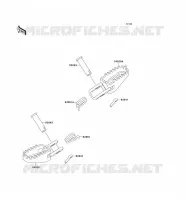 REPOSE PIED pour Kawasaki KX60