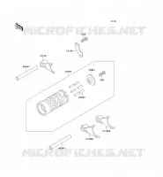 BARILLET/FOURCHETTE pour Kawasaki KX60