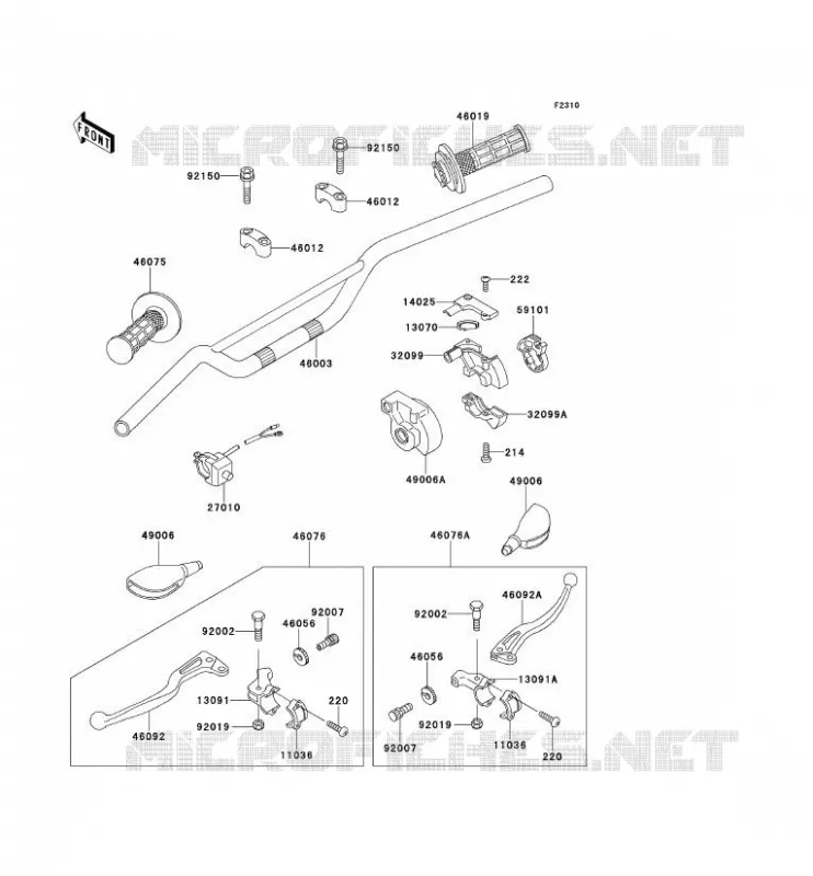 GUIDON Kawasaki TOUT-TERRAIN 60 1993 KX60  KX60-B9