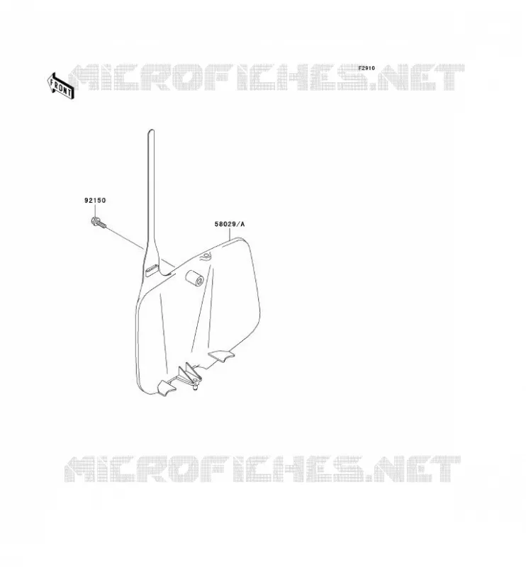 ACCESSOIRE Kawasaki TOUT-TERRAIN 65 2000 KX65  KX65-A1
