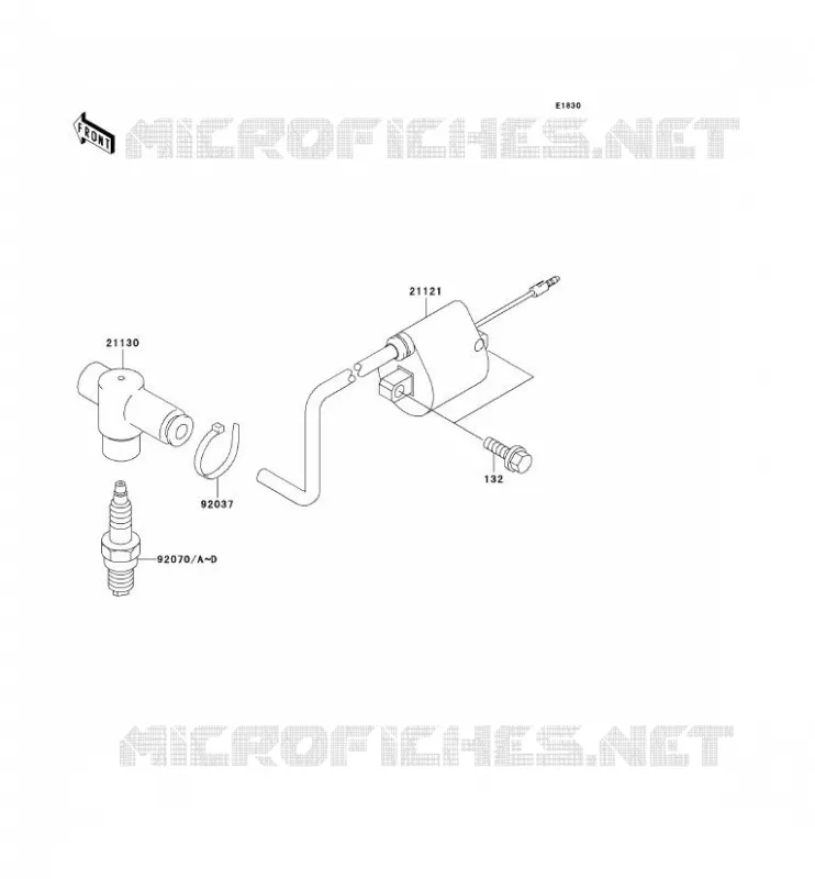 SYSTEME D&acute;ALLUMAGE Kawasaki TOUT-TERRAIN 65 2001 KX65  KX65-A2