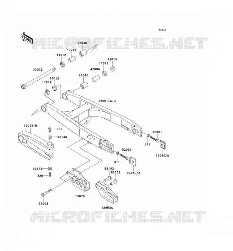 BRAS OSCILLANT Kawasaki TOUT-TERRAIN 65 2004 KX65  KX65-A5