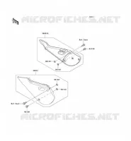 CACHE LAT&Eacute;RAL pour Kawasaki KX65