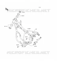 CH&Acirc;SSIS pour Kawasaki KX65