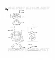 CULASSE/CYLINDRE pour Kawasaki KX65