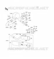&Eacute;CHAPPEMENT pour Kawasaki KX65
