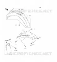 GARDE BOUE pour Kawasaki KX65