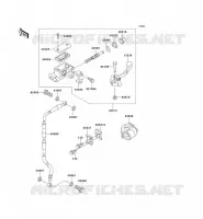 MAITRE CYLINDRE AV pour Kawasaki KX65