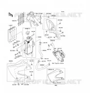 RADIATEUR pour Kawasaki KX65