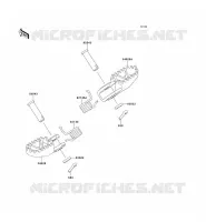 REPOSE PIED pour Kawasaki KX65