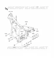 SUPPORT MOTEUR pour Kawasaki KX65