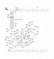 SUSPENSION ARRI&Egrave;RE pour Kawasaki KX65