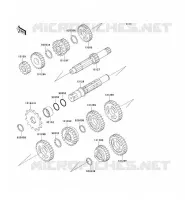TRANSMISSION pour Kawasaki KX65