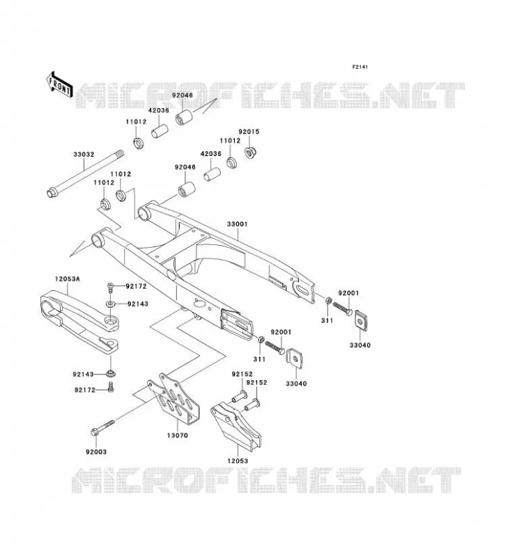 BRAS OSCILLANT Kawasaki TOUT-TERRAIN 65 2007 KX65  KX65A7F