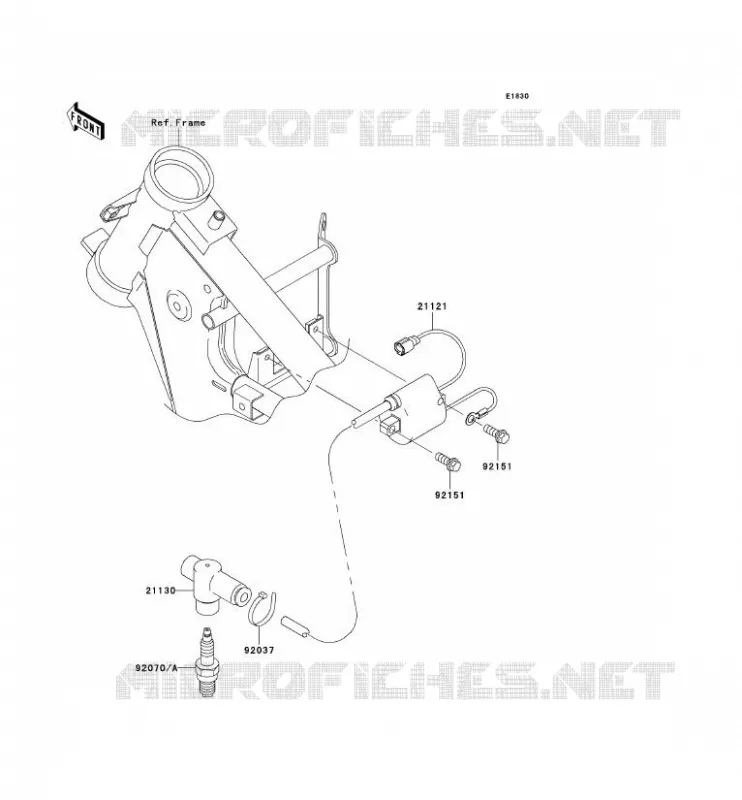 SYSTEME D&acute;ALLUMAGE Kawasaki TOUT-TERRAIN 65 2008 KX65  KX65A8F