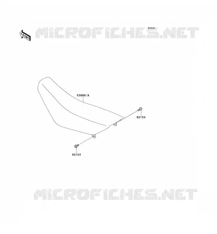 SELLE Kawasaki TOUT-TERRAIN 65 2012 KX65  KX65ACF