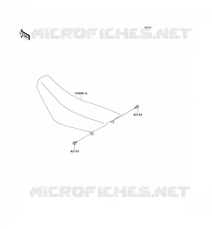 SELLE Kawasaki TOUT-TERRAIN 65 2013 KX65  KX65ADF
